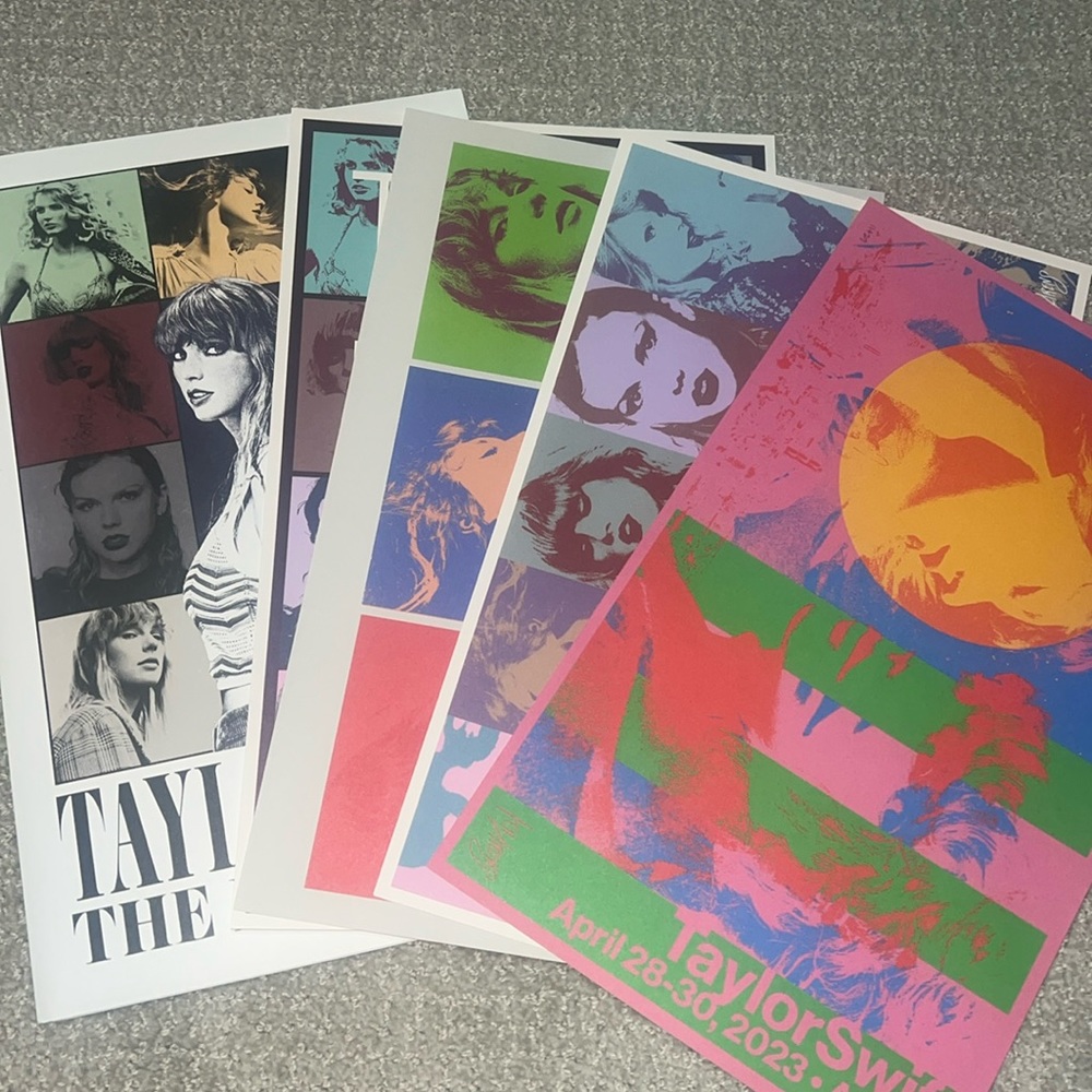 eras tour vip box posters